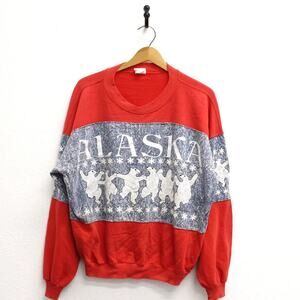 Vintage Alaska Polar Bear Sweatshirt Large